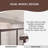 Vetra 59 In. W X 56 In. H Sliding Framed Tub Door in Oil Rubbed Bronze With Clear Glass-105967852