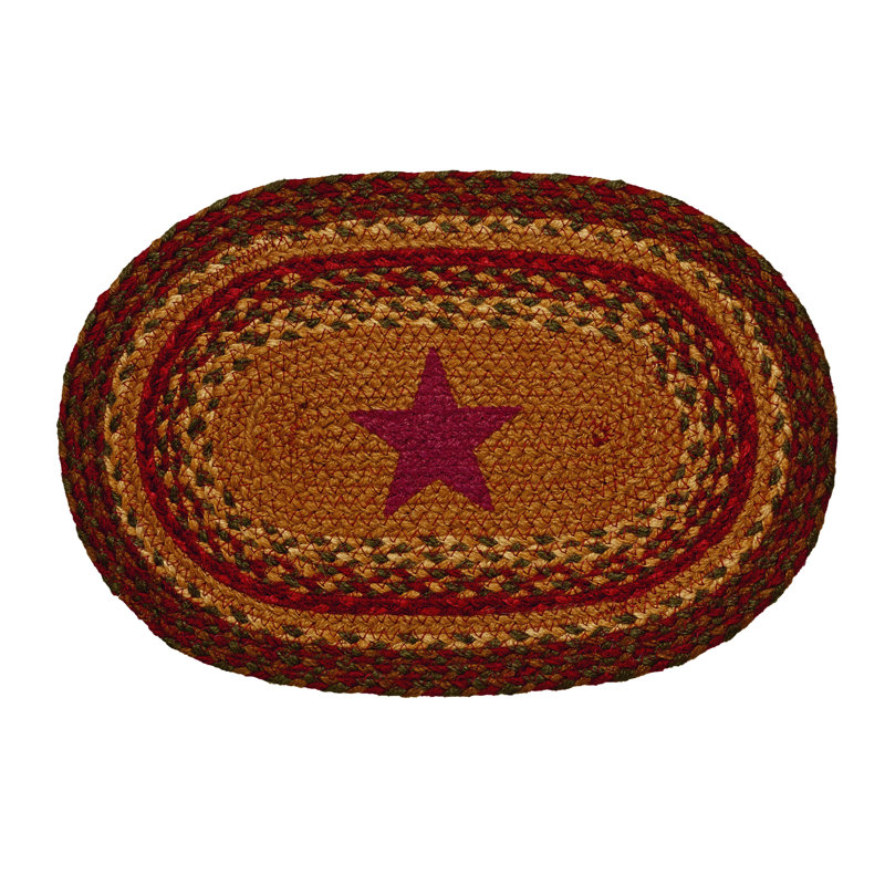 Tapis Fredrica, Brun / Rouge / Vert