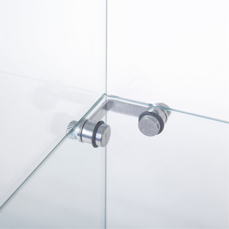 Vitrine à une porte avec 3 tablettes, noir