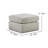 Nolte Pebble 4-piece Modular Sofa With Ottomans