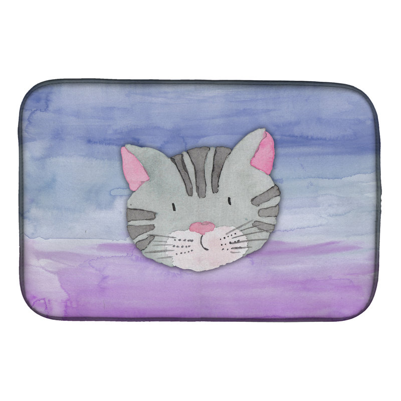 Tapis de séchage pour aquarelle chat facial