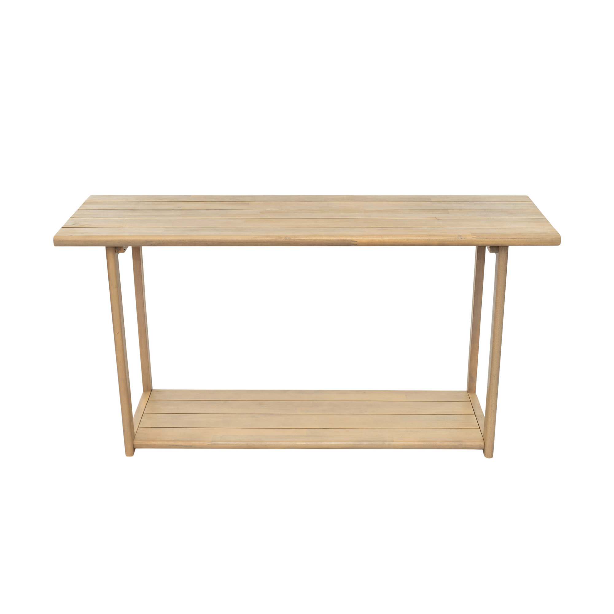 Meryl Modern Rustic Rectangular Acacia Wood Outdoor Buffet & Console Table