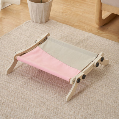 Cat Window Perch, Cat Window Hammock, Providing All-Around Sunbath Space Saving, Easy to Adjust Cat Bed for Windowsill, Bedside, Drawer and Cabinet
