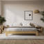 Lit plateforme en bois avec lattes-1706752467