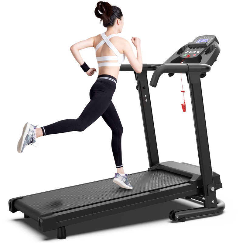 Tapis roulant pliable Pavora avec contrôle APP, affichage à DEL et poignées pour la mise en forme à domicile