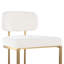 Ensemble de tabourets de bar contemporains à hauteur fixe avec style glam-1627445742