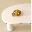 Modern Cashew-Shaped Coffee Table – Minimalist Open Design Centre Table for Small Spaces and Apartments