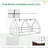 6' X 3' Outdoor Garden Portable Mini Greenhouse In White With Water - Repellent Pe Cover And Roll Up Zipper Ventilation Zippered