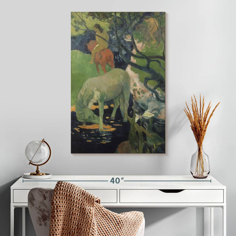 Brampt The White Horse, 30" H x 20" W