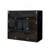 Black Glass Door Shoe Box Shoe Storage Cabinet  With RGB Led Light-1468393190