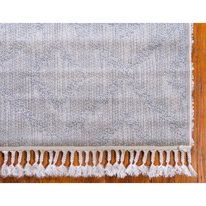 Palacios Geometric Shag Area Rug, Rectangle 152 x 244cm