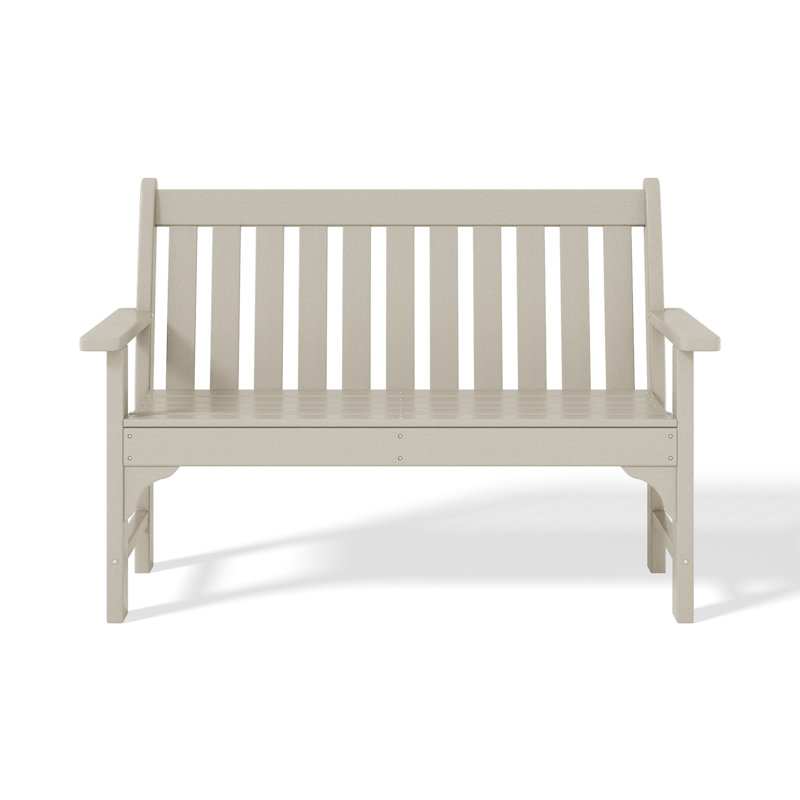 Banc de jardin en PEHD Laguna, Sable