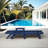 Outdoor Chaise Lounge With Wheels-1145544300