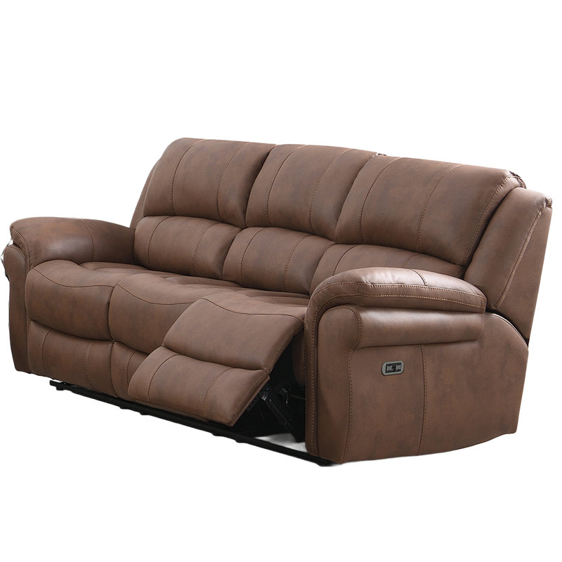 Coomes 3 Seater Electric Reclining Sofa, Tan