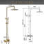 Complete Shower System with Rough-in Valve-87957341
