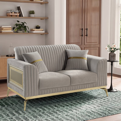 Causeuse Duplessis taupe