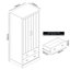 Bristol 2 Door 2 Drawer Wardrobe-103840083