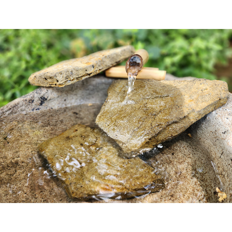 Petite fontaine en bambou Rock Bowl