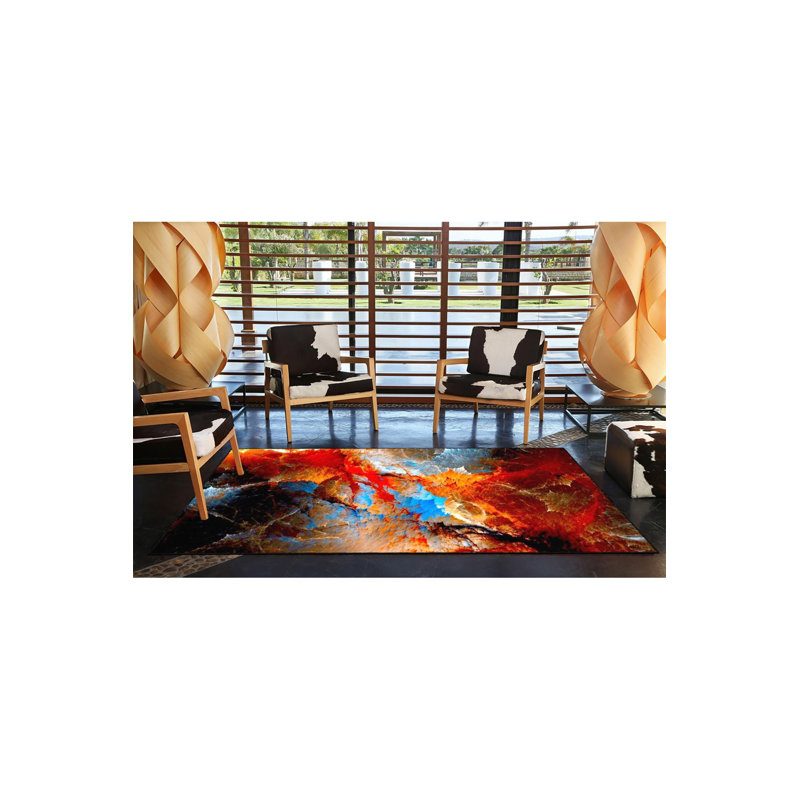 Tapis lavable à la machine Cosmic Space, Tapis de couloir 3 pi 3 po x 9 pi 10 po