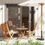 Table bistro pliante en bois massif Suki-633714876