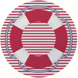 Lifeguard Buoy 16" Vinyl Placemat