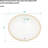 18"X15" White Ceramic Undermount Bathroom Sink With Overflow - Sleek, To Stains And Heat Oval Modern Ceramic, Stain , Fits Different Spaces