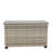 Patio Box - Grey. 148 Capacity. Lid With Pp Board. Inner Bag. Handles For Mobility. Pe & Steel. Assembly Required Grey Storage Unit 148 Gallon Enhanced Durability. Interior. Easy Movement. And