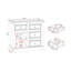 Castillon 4 Drawer 91.44Cm W Solid Wood Combi Chest