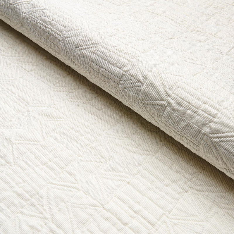 Bizantino Quilted Weave Fabric, Ivory