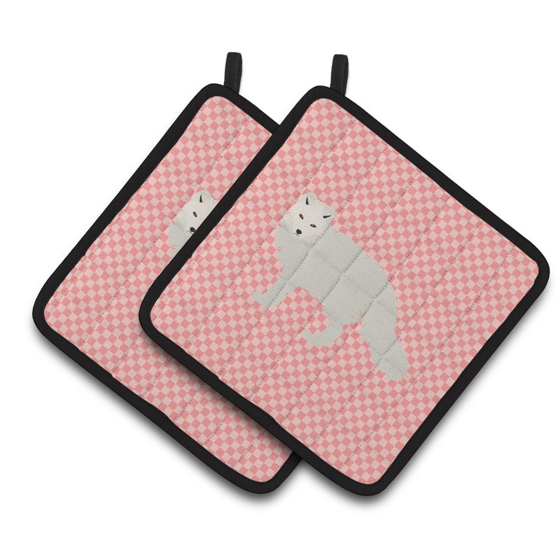 Cuisinier poignée à damier de renard arctique caroline