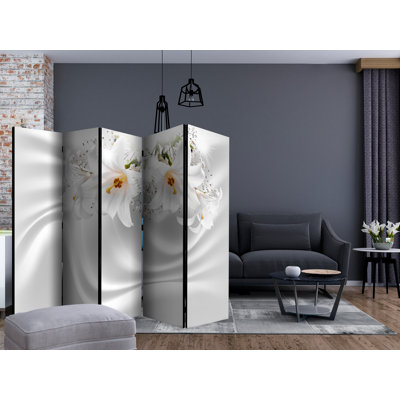 Wyler 225cm W x 172cm H 5 - Panel Folding Room Divider
