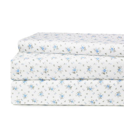 Ensemble de draps en percale 100% coton 200 fils Selma