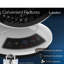 Ventilateur de circulation d'air Lasko Whirlwind 7 "(3 vitesses, télécommande, blanc)