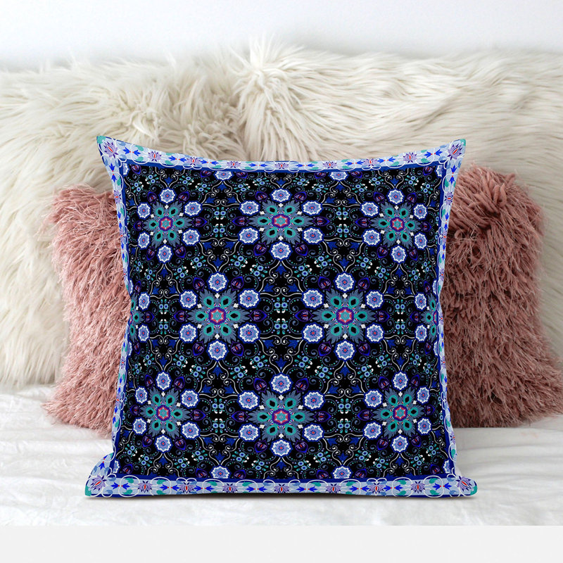 Housse et insert de coussin décoratif en polyester, 16 po x 16 po