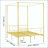 Full Canopy Bed with Four Posters