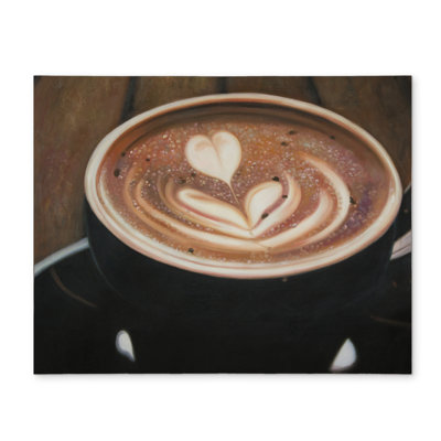 Artistic Cappuccino Brown Food Placemat | Home Decor Polyester