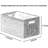 Foldable Storage Baskets 2-Pack, Woven Paper Rope Organizer Bins With Handles For Shelves, Sturdy Rectangular Design For Home Organization