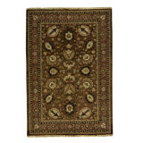 Handmade Silk and Wool Oriental Area Rug