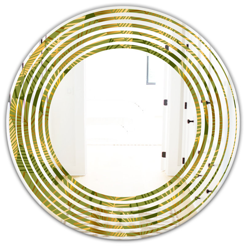 Miroir mural Wave, H 23,6 po x l 23,6 po