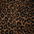 18.5" Leopard Print Upholstered Swivel Vanity Stool