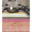 Tapis rayé rouge / jaune / mauve-43032672