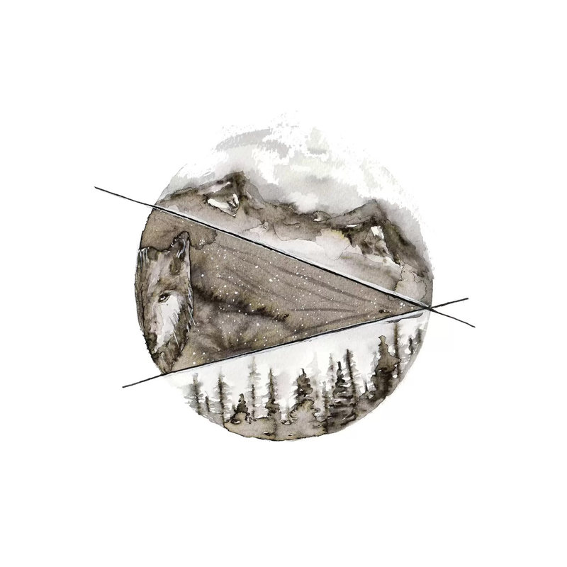 Northern by ANDA Design - Wrapped Canvas Gallery-Wrapped Canvas Giclée, 45.72 cm H x 45.72 cm W x 3.175 cm D