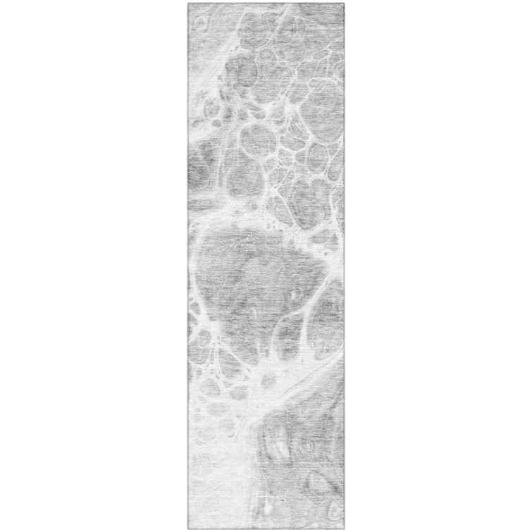 Premium Machine Washable Prisco Gray Rug
