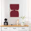 Modern Maroon Form Abstract Bold Contemporary Wall Art Print-129716361