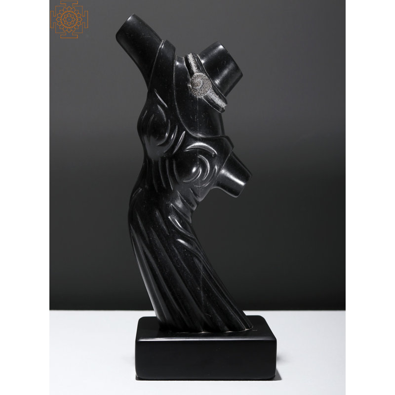 Statue de jardin en pierre noire Navreet Decor