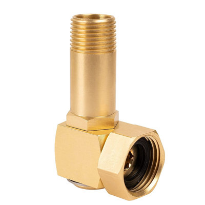 ada pter Brass Hose Reel Parts Fittings,Garden Hose Adapter, Brass Replacement Part Swivel