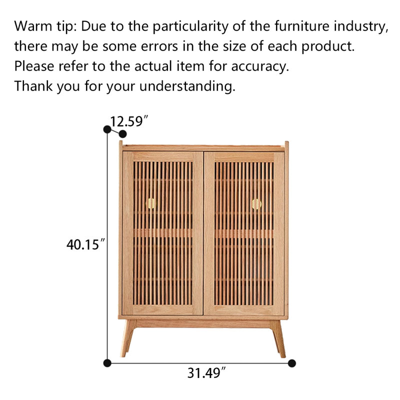 Armoire à chaussures Nordic Oak