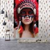 Global Fusion 8.12' L x 62" W 3-Panel Wall Mural