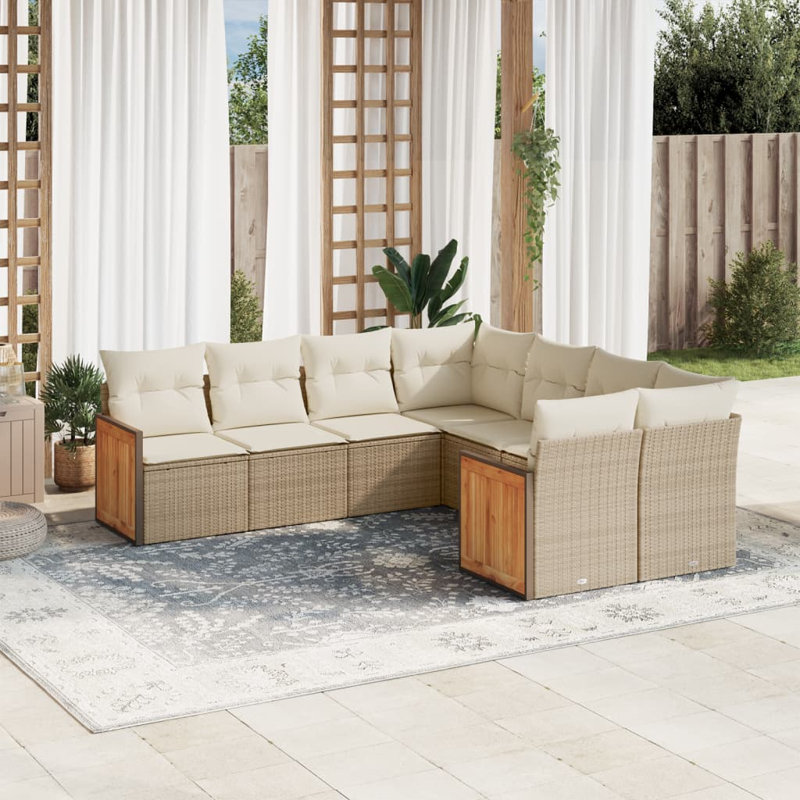 Ensemble de canapé de jardin Vidaxl