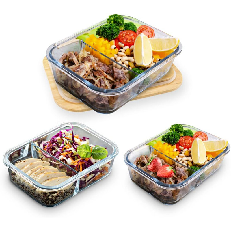 Diarmuid 30oz. Glass Food Storage Container